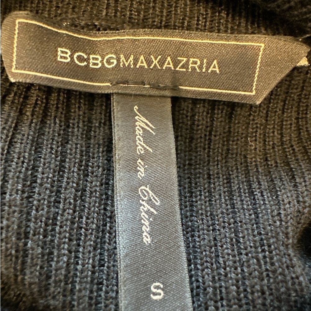 BCBGMaxAzria Black Midi Dress - Picture 6 of 6